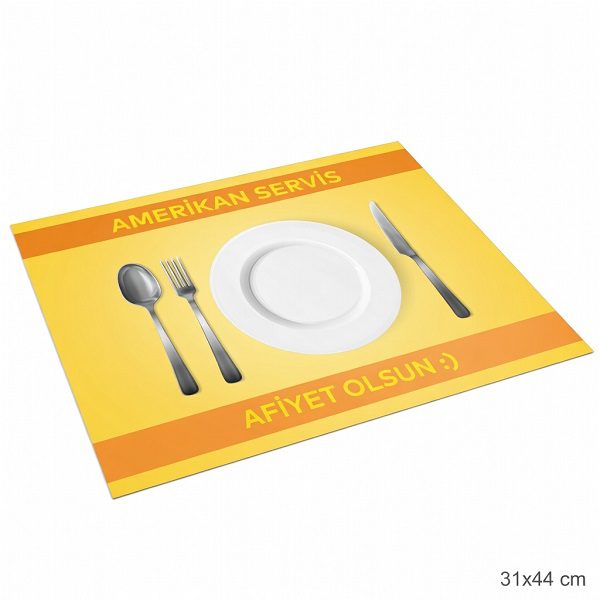 34x49 cm Amerikan Servis Baskı - 120 gr. 1. Hamur Kağıt