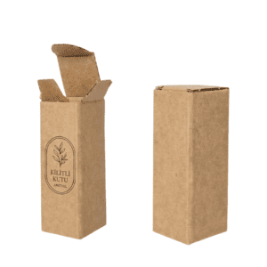 3x3x8 cm Kraft Kutu Fiyatları, Küçük Hacimli Paketleme Kutusu, Tek Oluklu Kilitli Kutu modelleri ve fiyatları Birikim Baskı'da