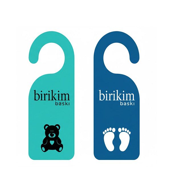 Kabartma Laklı Kapı Askı Broşür