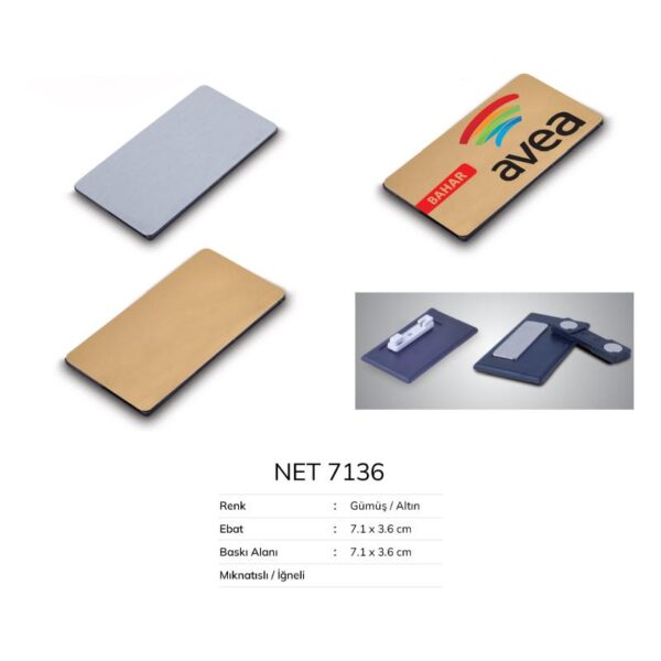 lüks metal isimlik ücretleri