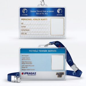 Plastik Kart Baskı Sistemleri ve Aksesuarları, Ekonomik Personel Yaka Kartı