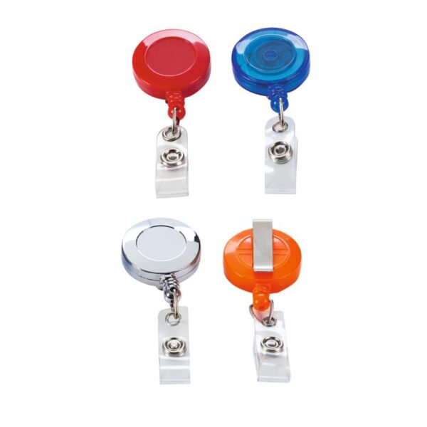 plastik-yoyo-yuvarlak Plastik Yaka Kartı Yoyosu, Şeffaf Renkli Kart Yoyosu