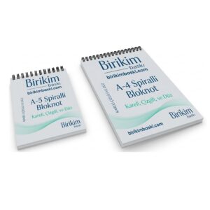 Spiralli Bloknot Baskı Fiyatları, Kaliteli Spiralli Bloknot Tasarımı