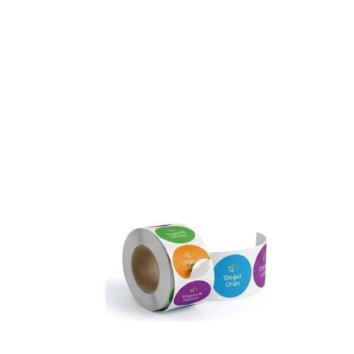 Renkli Kuşe Çıkartma Etiket, Şişli Matbaa Sticker Baskı, Kuşe Kağıt Etiket Fiyatları