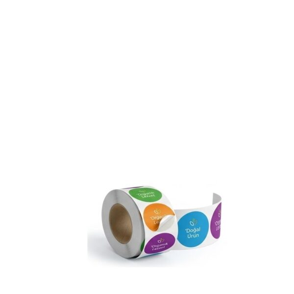 Renkli Kuşe Çıkartma Etiket, Şişli Matbaa Sticker Baskı, Kuşe Kağıt Etiket Fiyatları