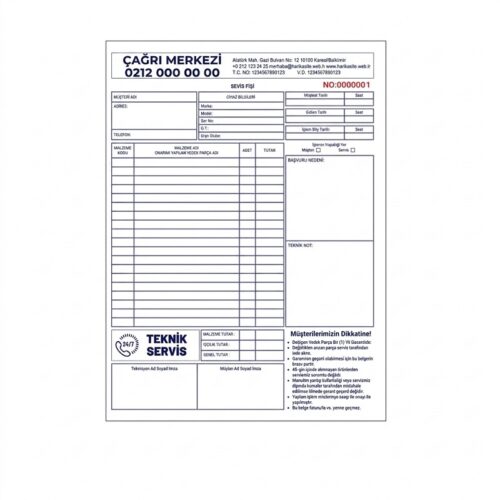 Matbu Sözleşme Formu Fiyatları, Numaralı Otokopili Sözleşme Basımı