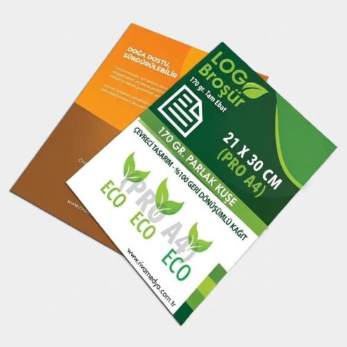 Pro A4 Broşür - 170 gr. Tam Ebat (21x30)