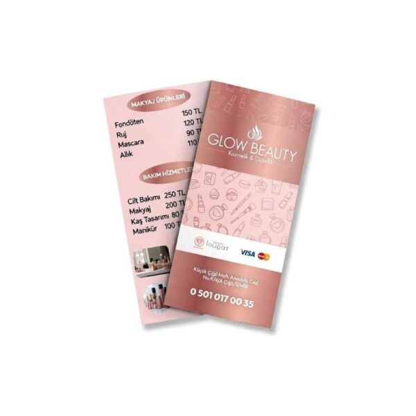 Pro A7 Broşür - 170 gr. Tam Ebat (10x21)